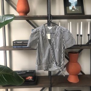 Madewell gingham top